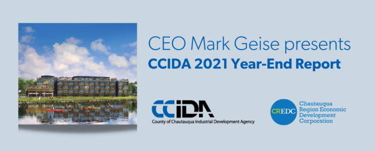 CCIDA 2021 Year End Report banner.