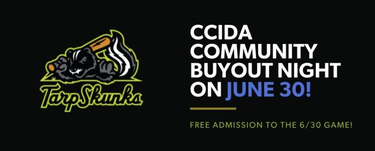 CCIDA Community Buyout Night banner.