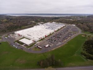 Aerial shot of the Cummins plant.