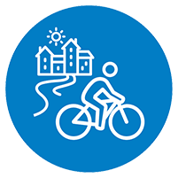 Icon of a bicycle.
